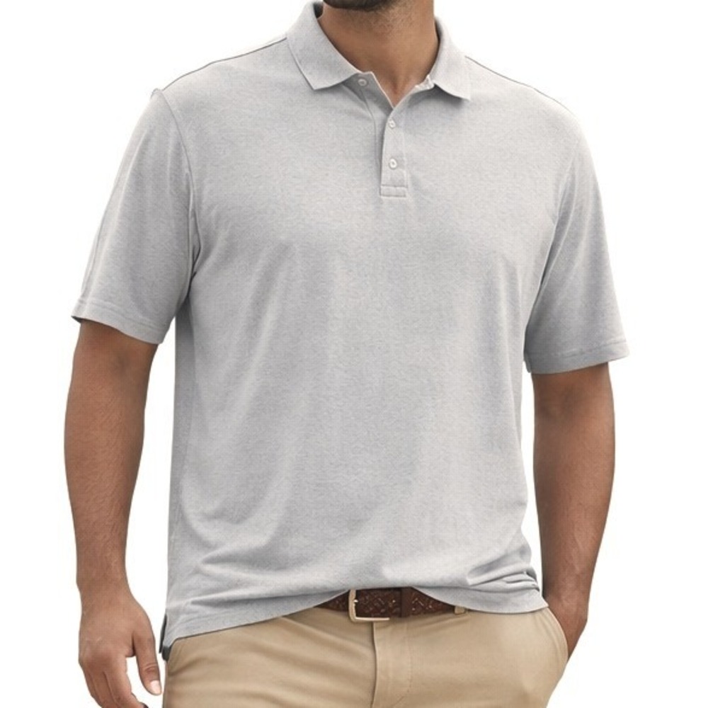 Tommy Bahama Mens Tencel Blend Polo Shirt Light Blue Casual Golf XXL